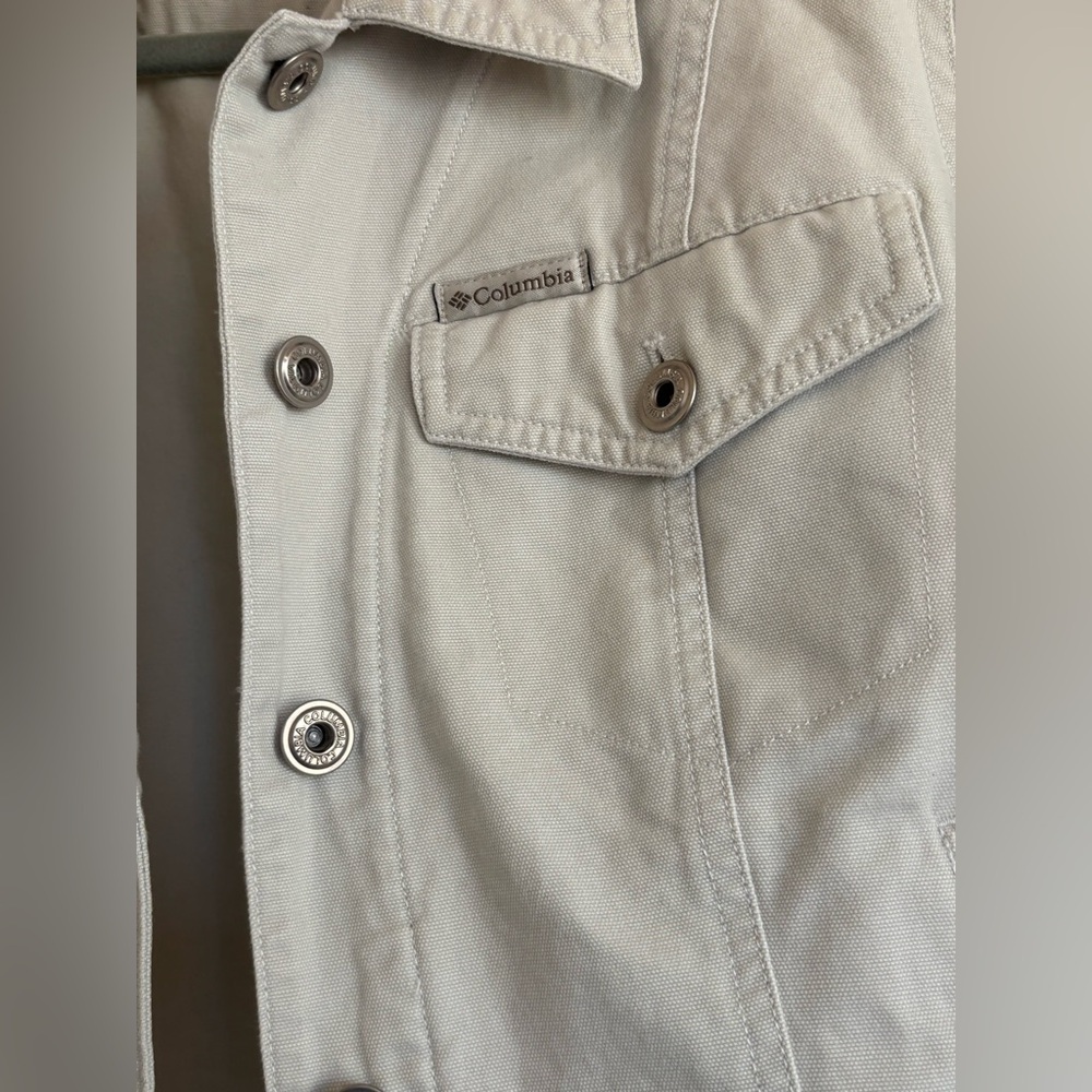 EUC Columbia Women's Cream Jacket in Size Small - Picture 6 of 9